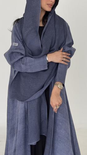عباية ندى ازرق