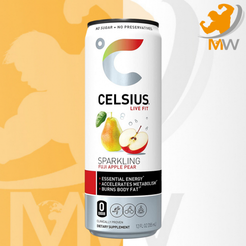 سيلسيوس مكمل قبل التمرين فوجي تفاح 355 مل Celsius