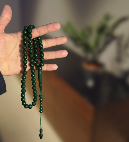 مسباح بكلايت اخضر عشبي