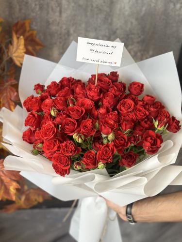 باقة ميني روز احمر