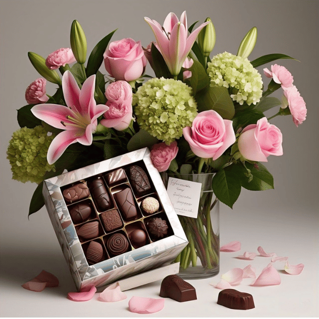 ورد وشوكولاتة باتشي