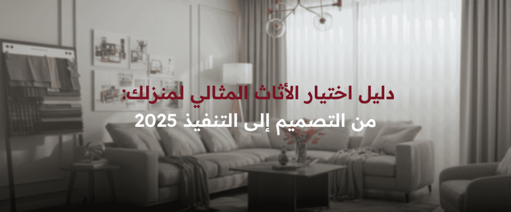اختيار الأثاث المنزلي