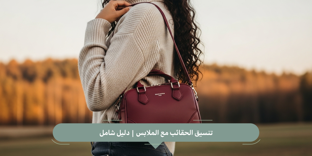 تنسيق الحقائب مع الملابس