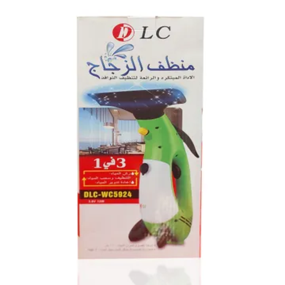 منظف الزجاج لاسلكية محمولة للنوافذ مع خزان مياه