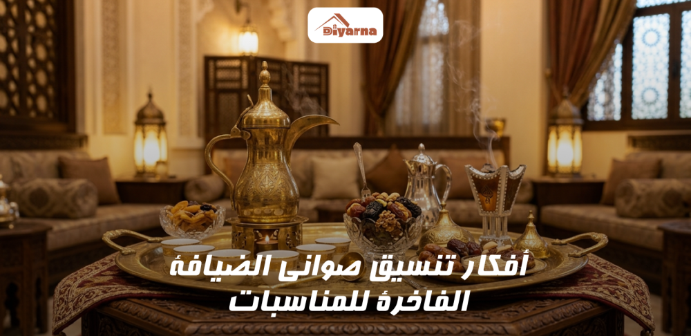 تنسيق صواني الضيافة