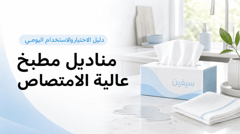 مناديل مطبخ عالية الامتصاص