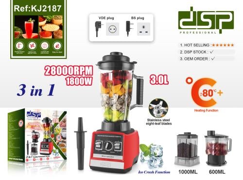 خلاط خلاط صناعي 3 ب 1 / 3ليتر 3 في واحد سعة 3 لتر