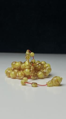سبحة سورينتال أصفر معرق