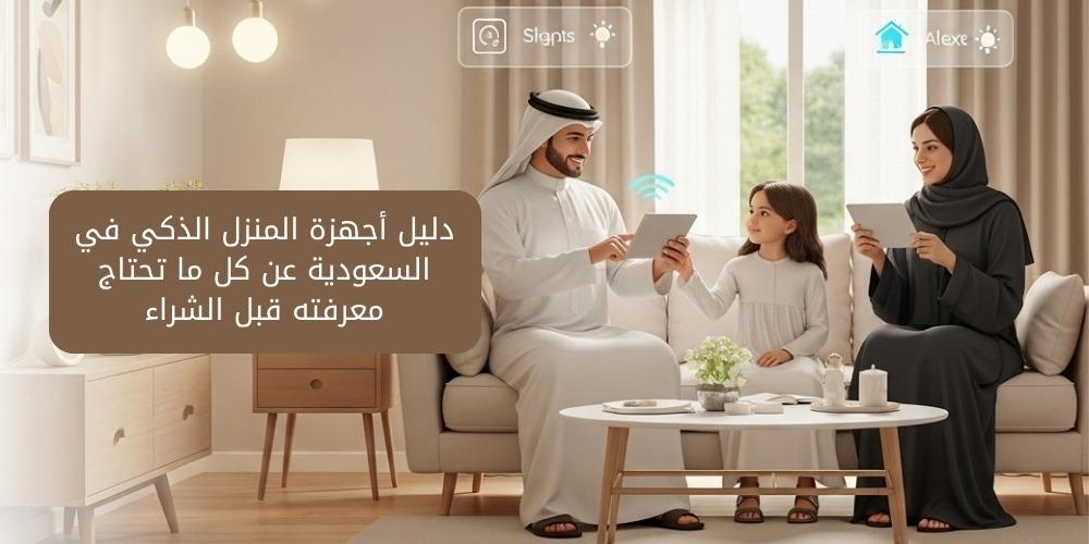 دليل أجهزة المنزل الذكي في السعودية عن كل ما تحتاج معرفته قبل الشراء