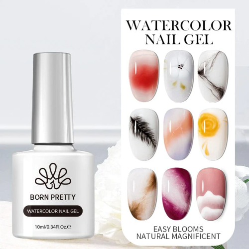 Watercolor Nail Gel 10ml - جل ألوان مائية للأظافر