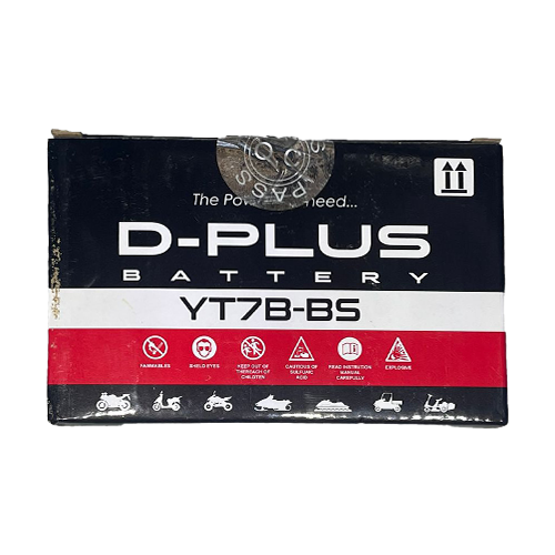 بطارية دراجة نارية D-PLUS YT7B-BS