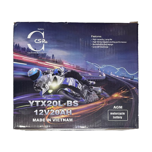 بطارية دراجة نارية CSPS YTX20L-BS