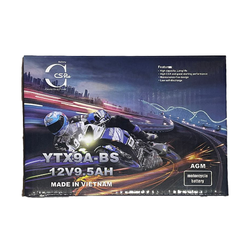 بطارية دراجة نارية CSPS YTX9A-BS