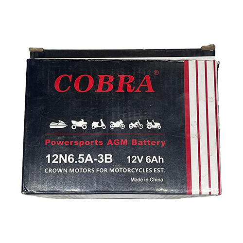 بطارية دراجة نارية COBRA 12N6.5A-3B