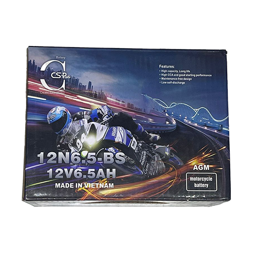 بطارية دراجة نارية CSPS 12N6.5-BS