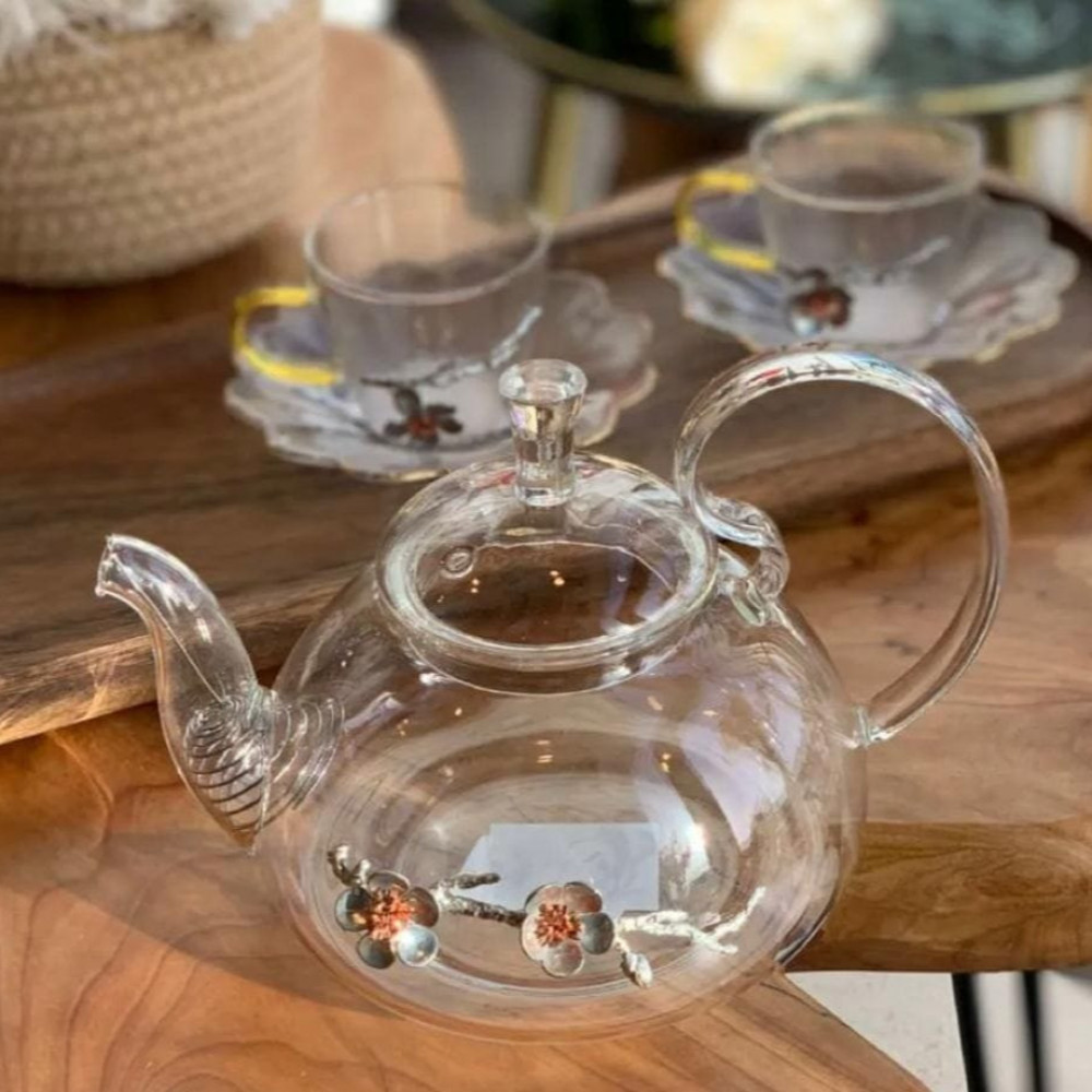 ابريق شاي شفاف - متجر بيت كوم