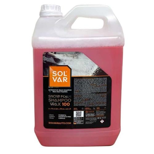 سولفار -شامبو واكس مركز 100 ابيض- 5 لتر