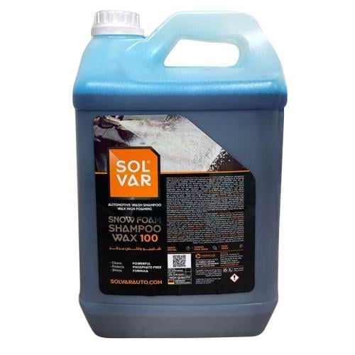 سولفار -شامبو واكس مركز 100 ازرق- 5 لتر