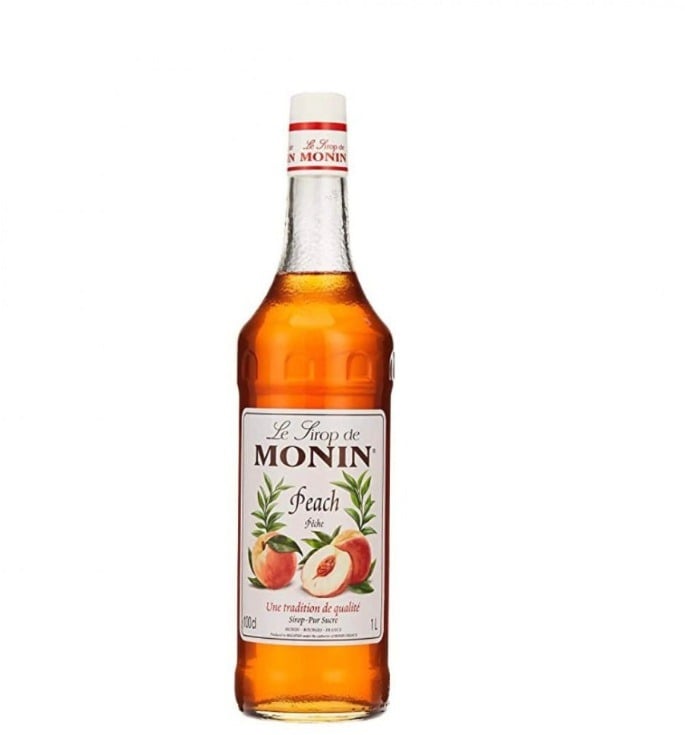 مونين شراب الخوخ 1 لتر  - Monin Peach Syrup 1 Liter