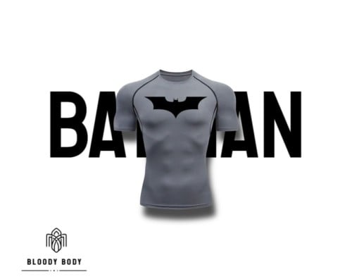 Bloody body” Dark Knight gray shirt