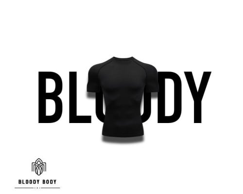 Bloody body"Black shirt