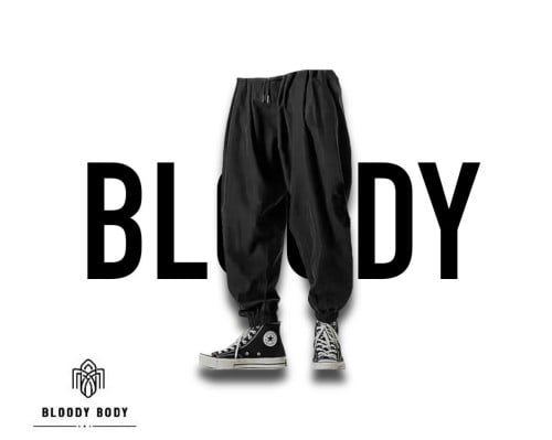 bloody body'sam sulek pants black