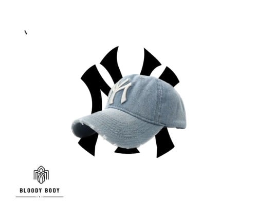 Bloody body”light blue cap MY