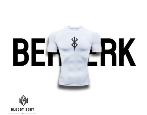 Bloody body"bersark white shirt