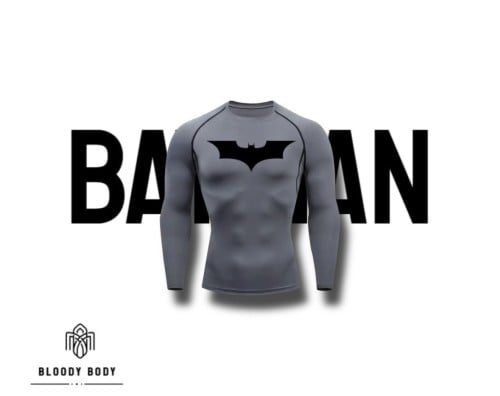 Bloody body” Dark Knight gray Compression shirt