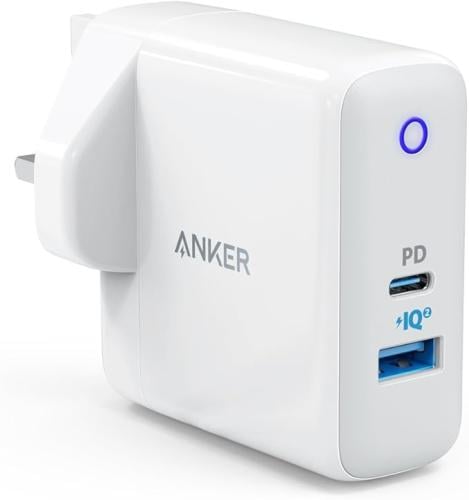 أنكر PowerPort PD+ 2 بمنفذين وقوة 35 واط
