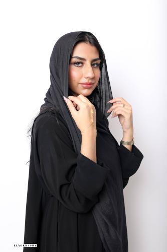 طرحة لنن _اسود