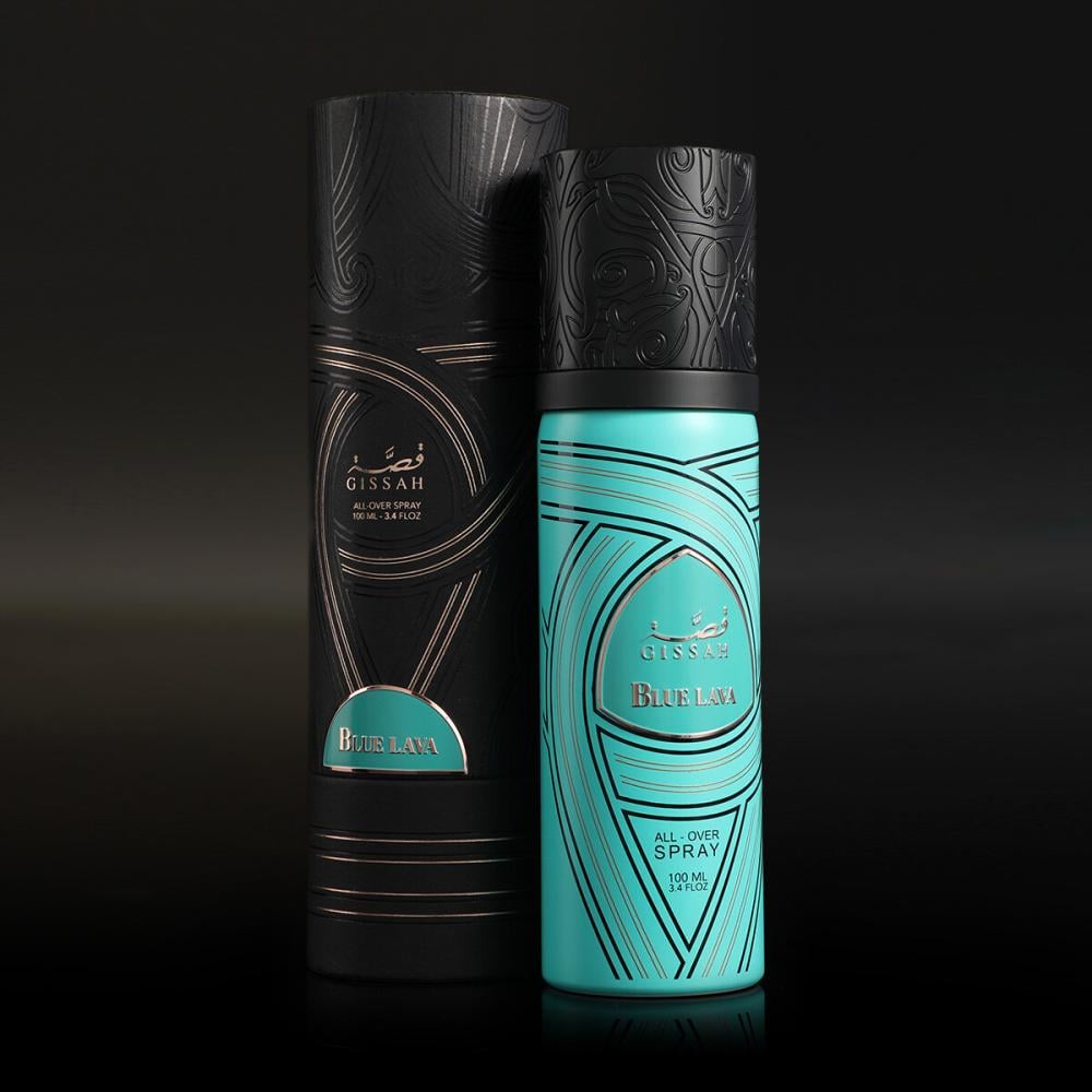 معطر جسم Blue Lava من Gissah: انتعاش يخفي جمراً لا يخمد
