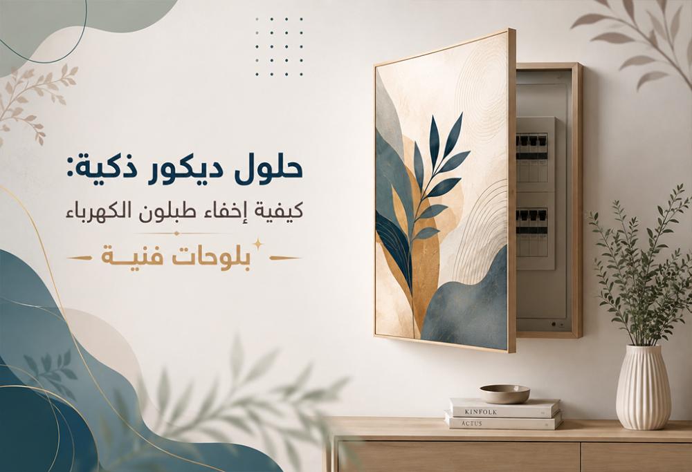 حلول ديكور ذكية: كيفية اخفاء طبلون الكهرباء