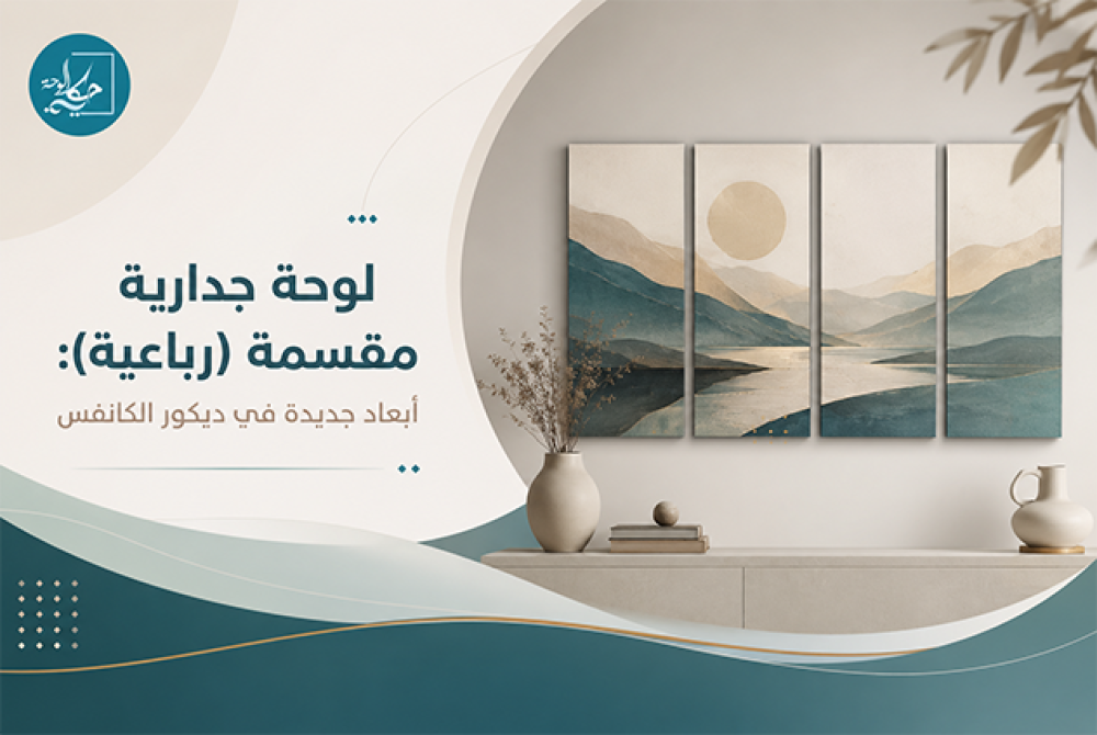 لوحة جدارية مقسمة (رباعية): أبعاد جديدة في ديكور الكانفس