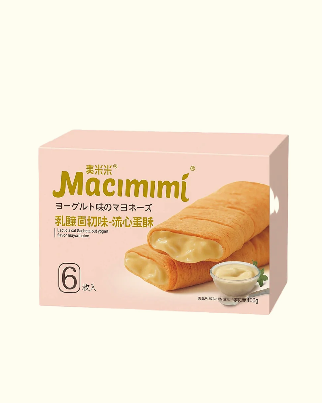 بسكويت ماكيمي مي المقرمش بنكهة الجبن والزبادي