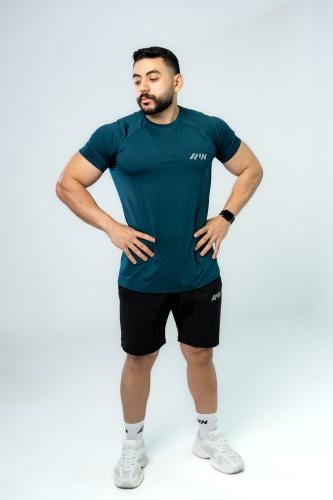 تيشيرت Run Element - أزرق بترولي