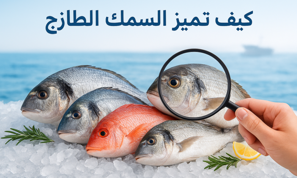 كيف تختار السمك الطازج؟ دليل شامل من متجر السماك بالرياض
