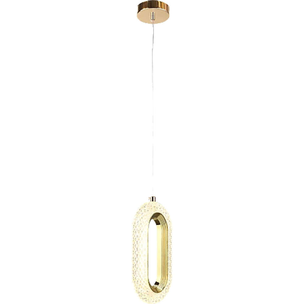 نجف مودرن ذهبي لون الانارة 3اضاءات 5 واط مفرد