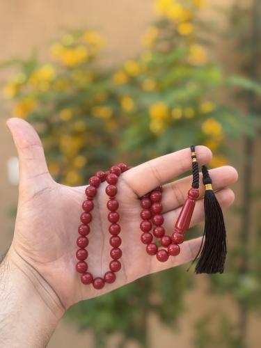 سبحة بكلايت (احمر) بكركوشة