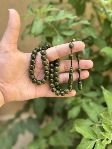 سبحة فاتوران بلون ( زيتي)