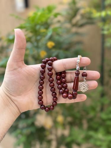 سبحة بكلايت بلون (عنابي)