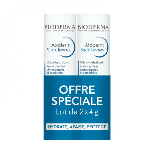 بيوديرما مرطب للشفايف 4 جرام عرض 2 حبة - Bioderma...
