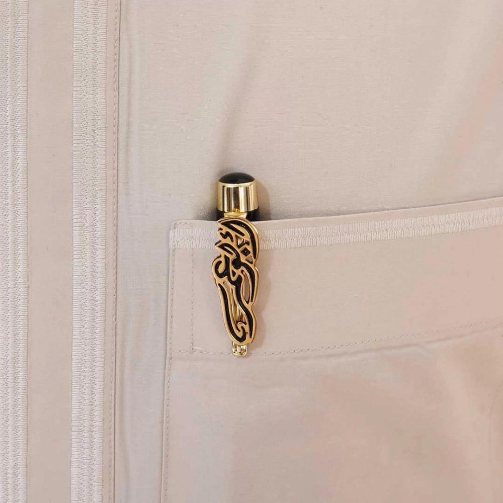 قلم مبطن بالاسم .