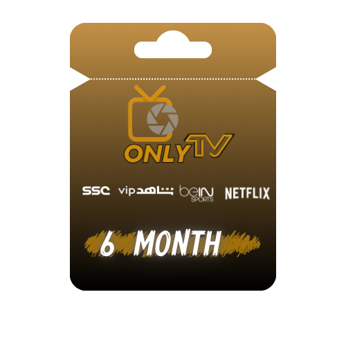 أشتراك 6 شهور ONLY TV