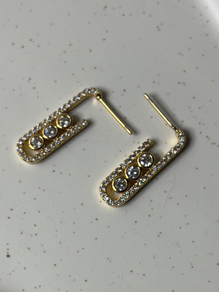 حلق MESSIKA  ذهبي - الحصري