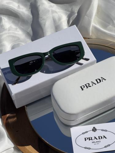 نظارة PRADA المشهورة أطار زيتي- ذهبي