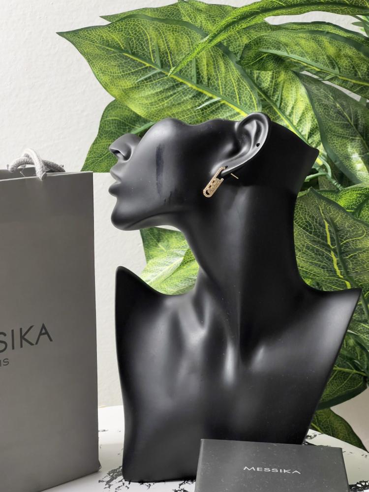 حلق MESSIKA  ذهبي - الحصري