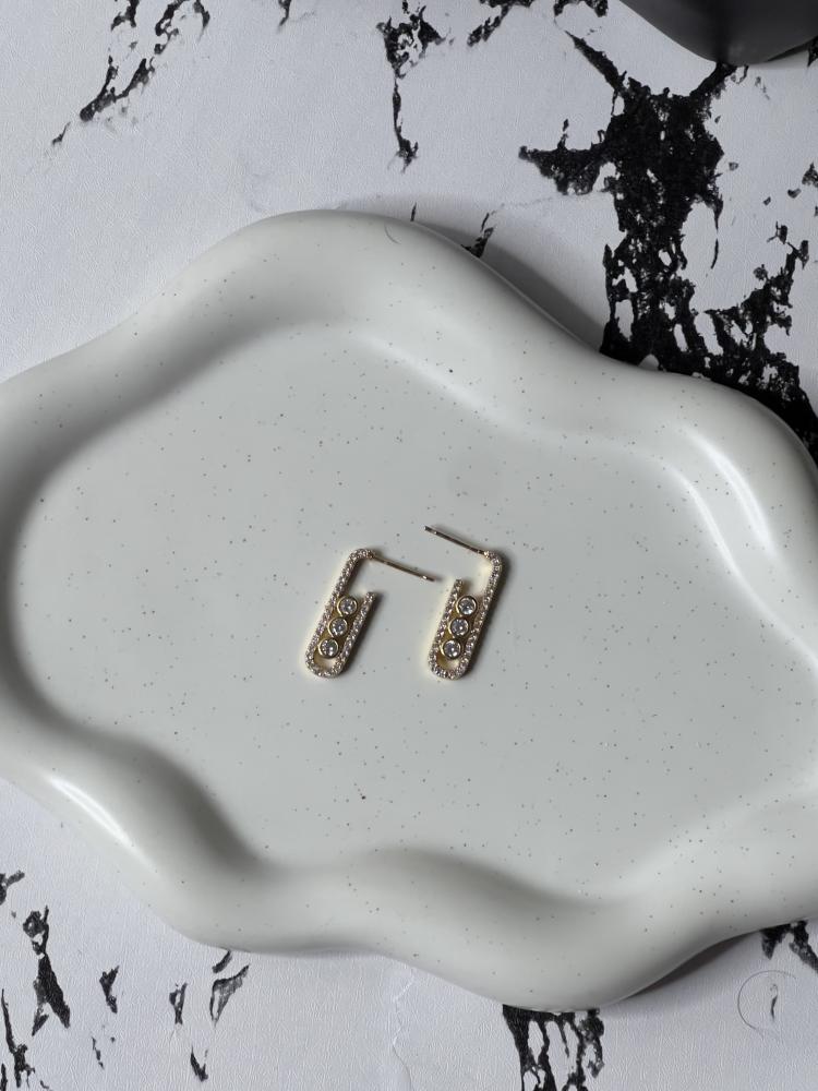 حلق MESSIKA  ذهبي - الحصري