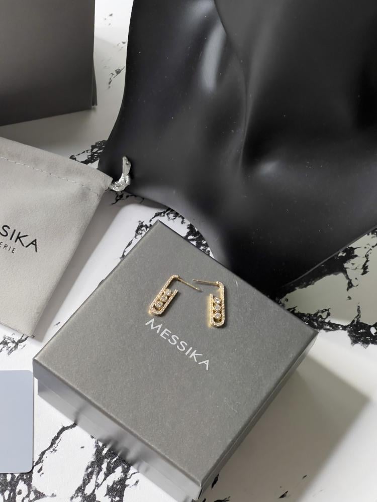 حلق MESSIKA  ذهبي - الحصري