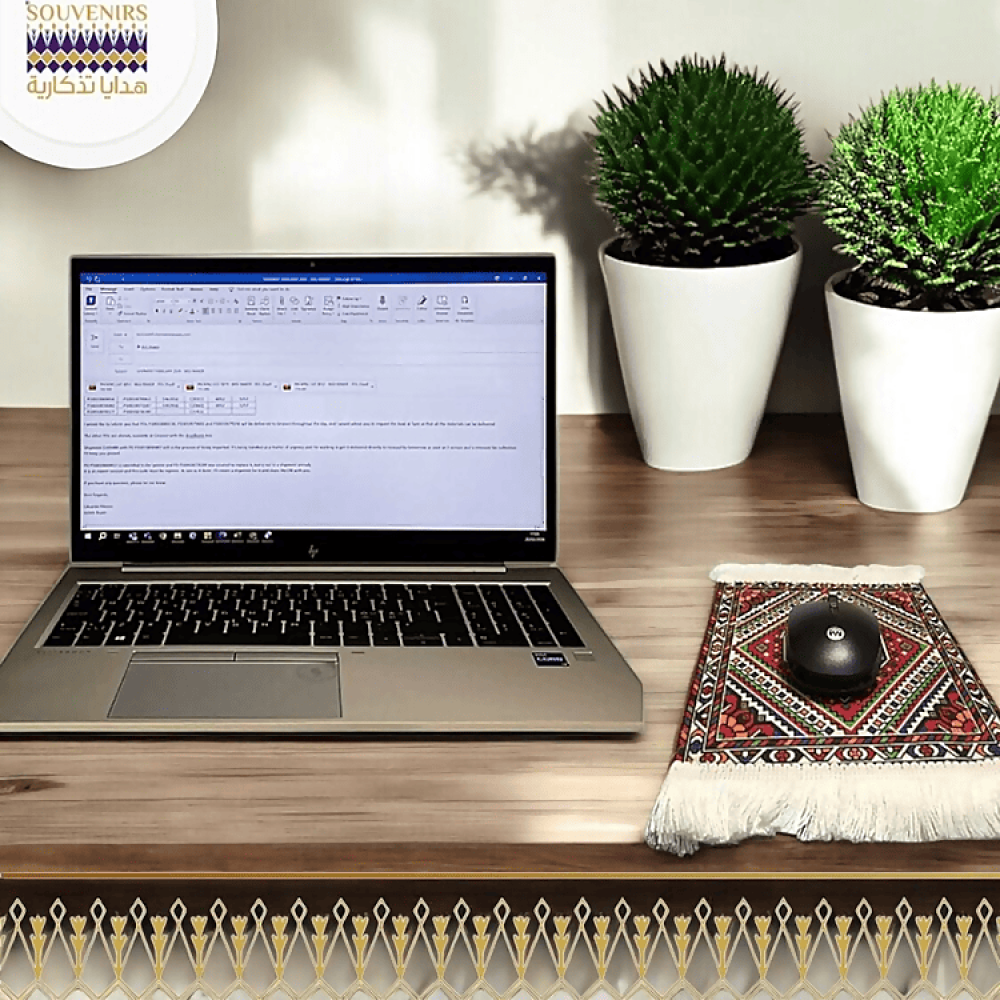 ماوس باد- لوحة تحكم ماوس - بنقش تراثي - هدايا تذكارية